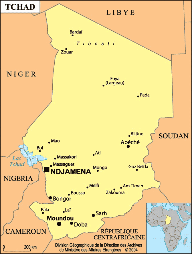 Carte et repères sur la Tunisie - ritimo