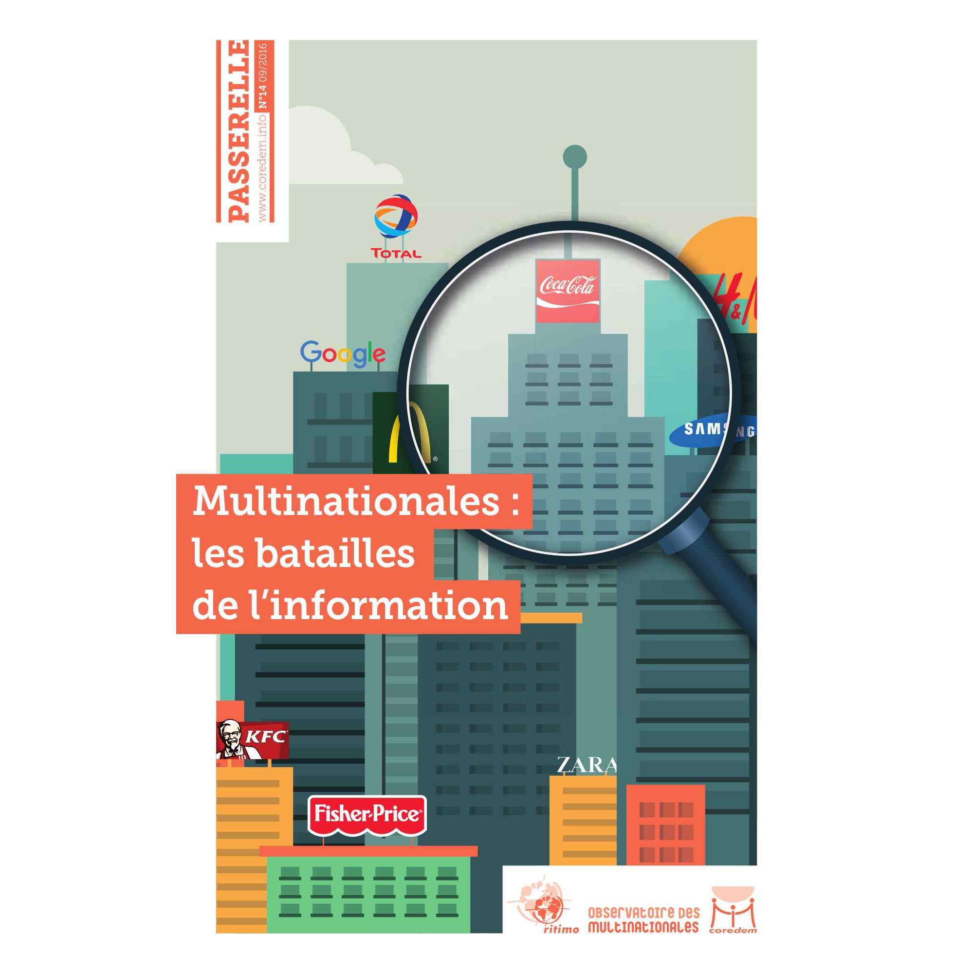Couverture du Passerelle Multinationales : les batailles de l'information 