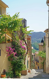 Une ruelle de Palalda (Pyrénées orientales)
