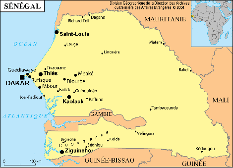carte sénégalais