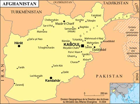 Le 18/06/2021 à 17:20 après la sécurisation de la libye, de l'azerbaïdjan et du nord de la syrie, la turquie espère faire de même en afghanistan où les usa et la coalition. Kaboul Afghanistan Carte : Carte Et Reperes Sur L Afghanistan Ritimo