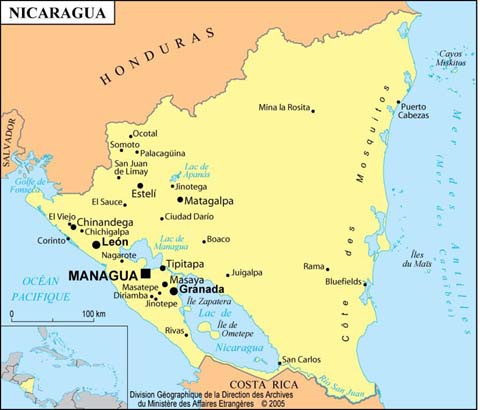 nicaragua carte