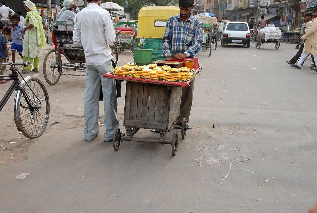 Vendeur ambulant à New Delhi 